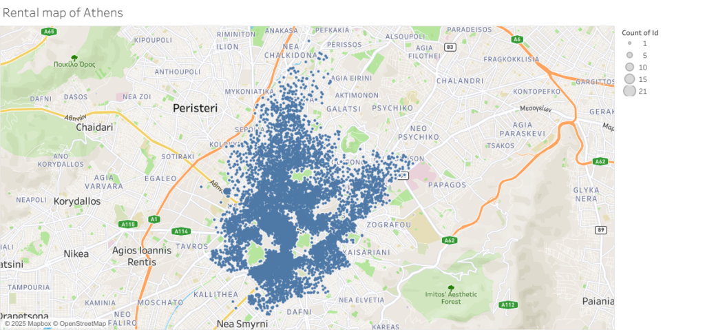 Detect clients' trends on the map.